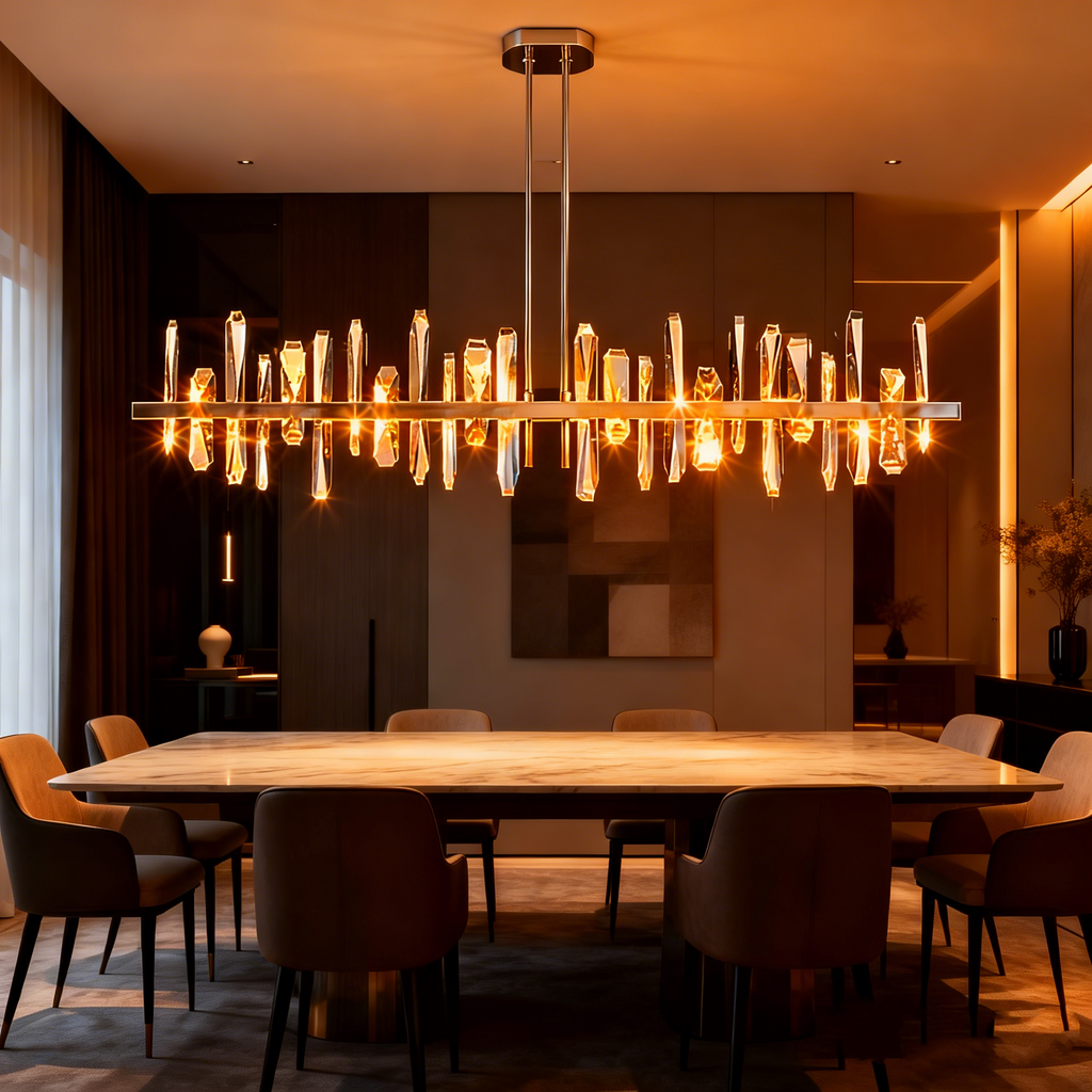 Postmodern luxury crystal chandelier